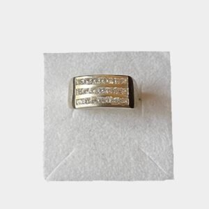 Anillo Triple  De Plata 925 blanco