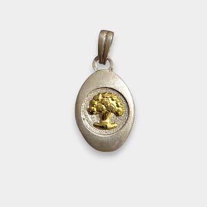 Dije Arbol Plata 925 y Oro