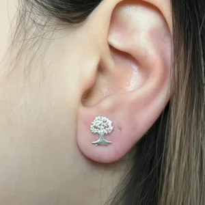 Aros Arbol De Plata 925 2