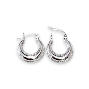 Aros Argollas De Plata 925