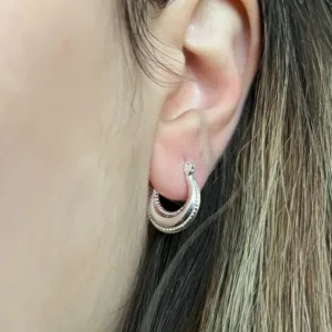 Aros Argollas De Plata 925 galeria 2