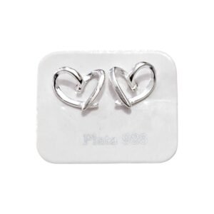 Aros Corazon De Plata 925