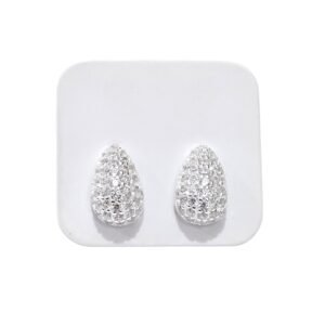 Aros De Gota De Plata 925